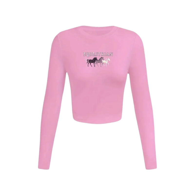 Style équestre Haut Rose