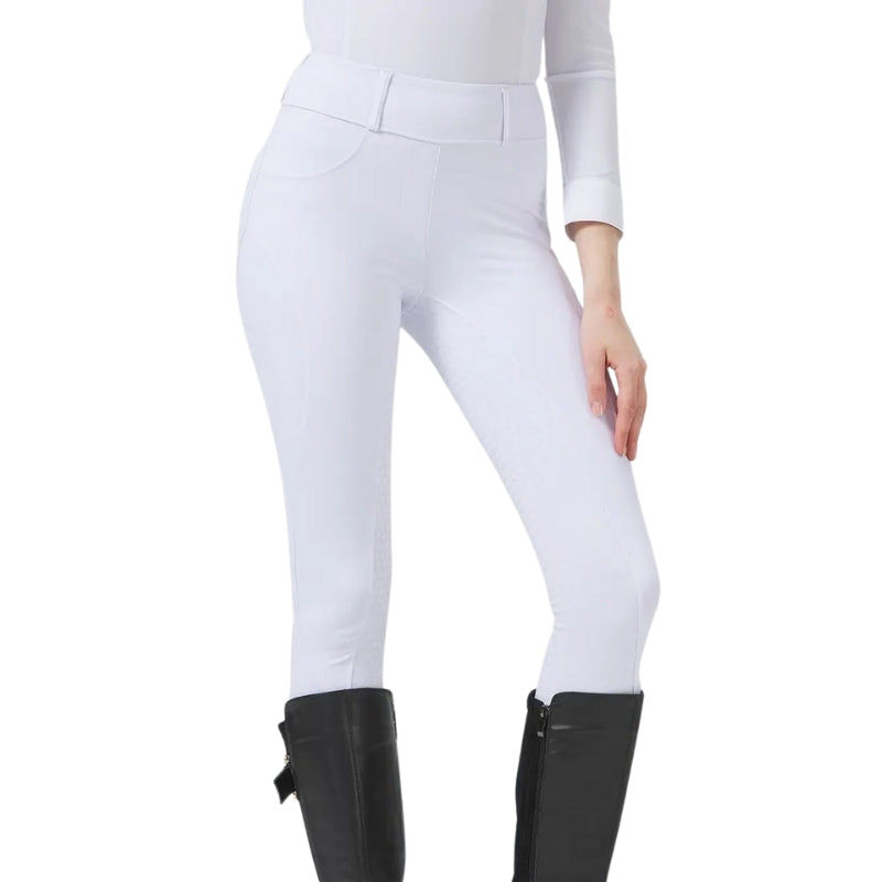 Pantalon Équestre Blanc Pur