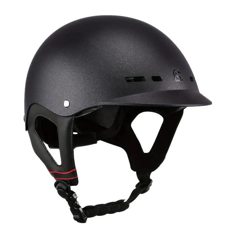 Casque d'Équitation Noir – Sécurité et Confort