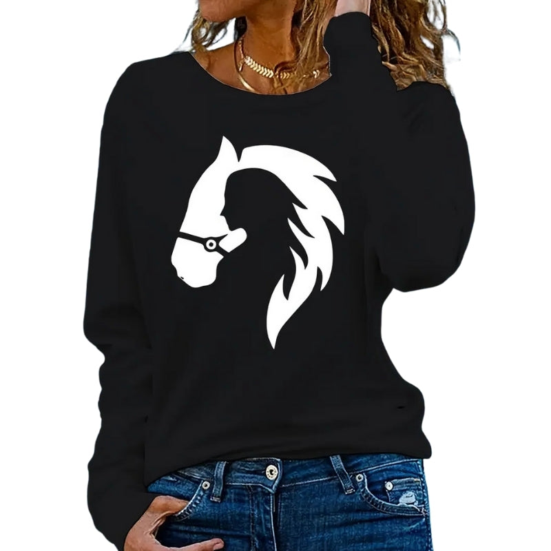 Equestrian Silhouette Sweat