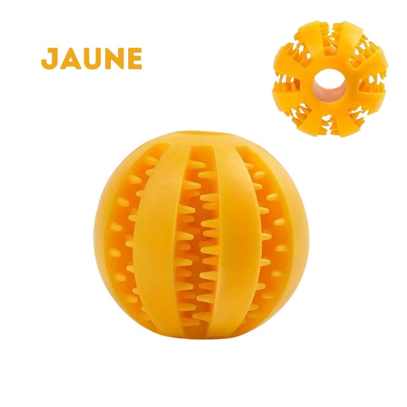 Treat dispensing ball