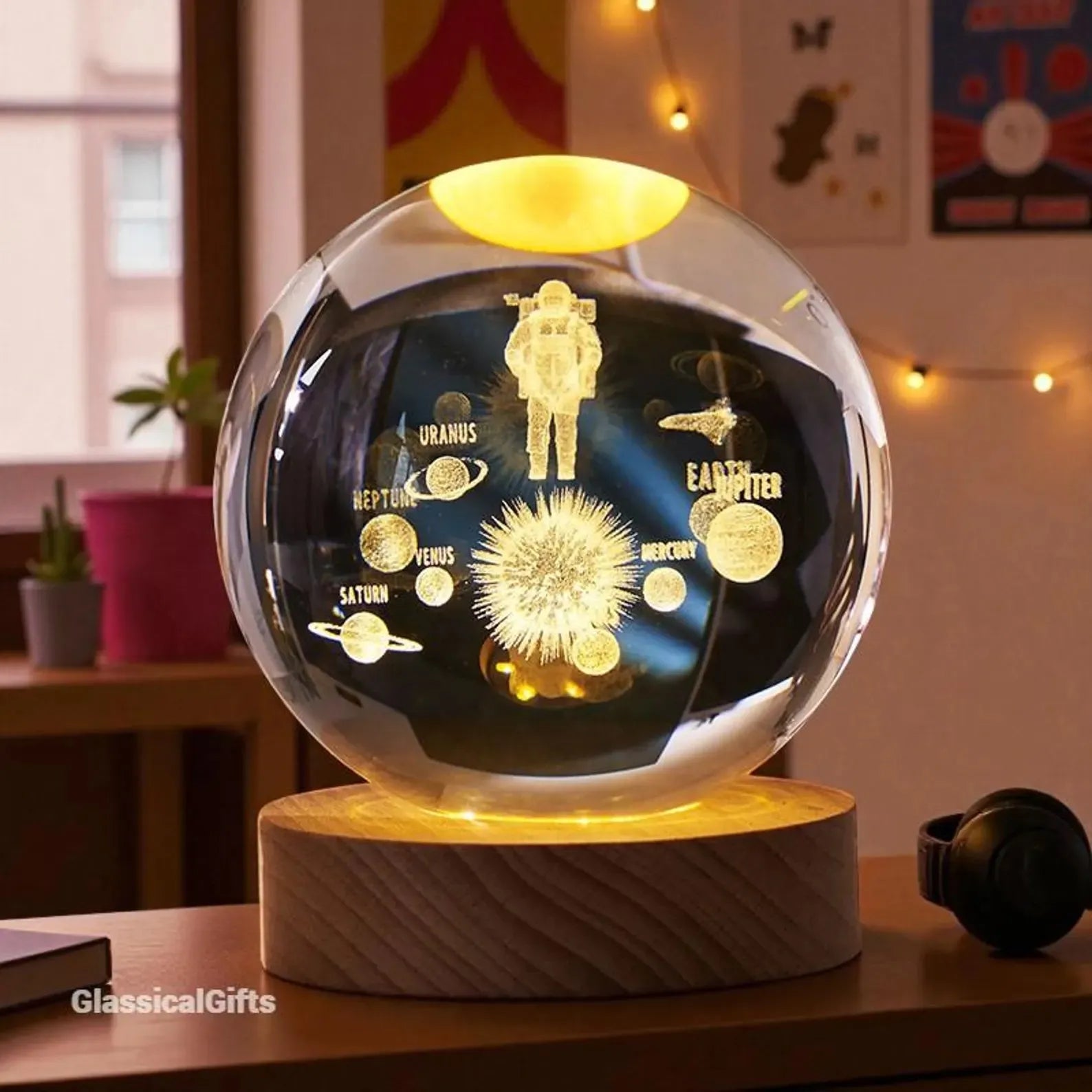 Light-up sphere