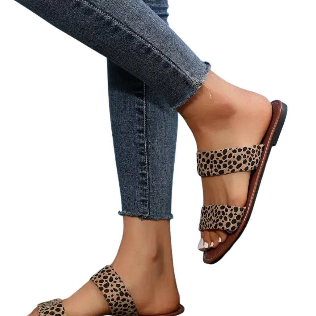 Leopard print Tropezienne sandals - Your summer fashion statement
