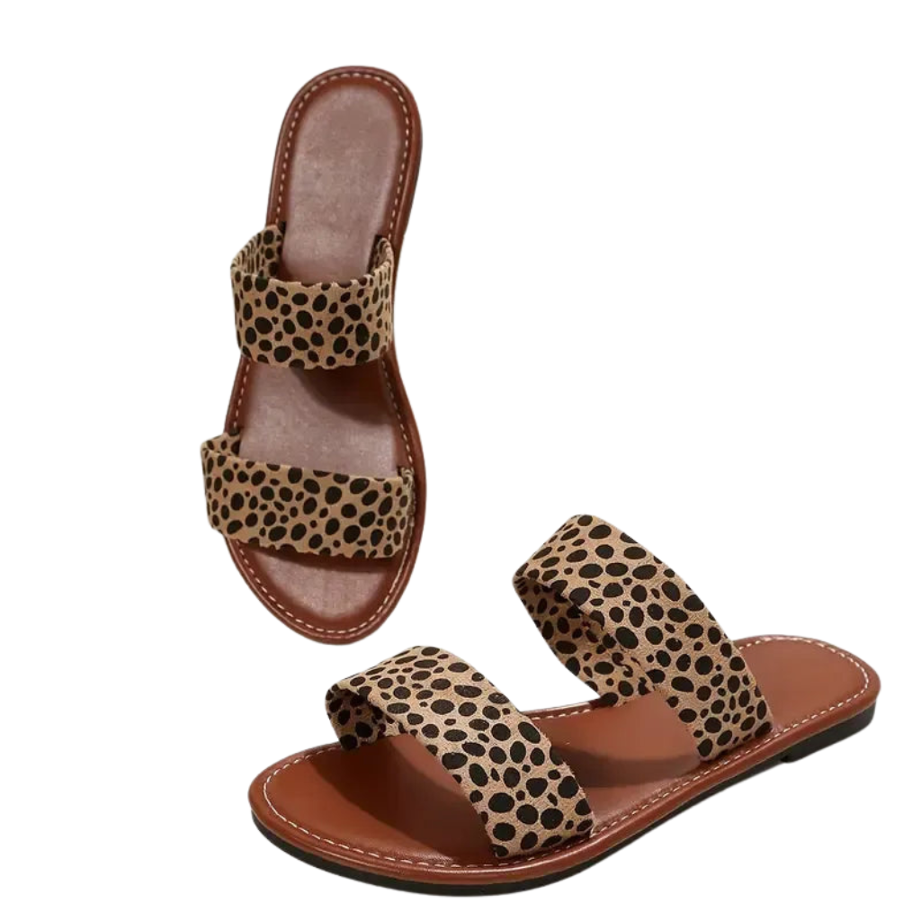 Leopard print Tropezienne sandals - Your summer fashion statement