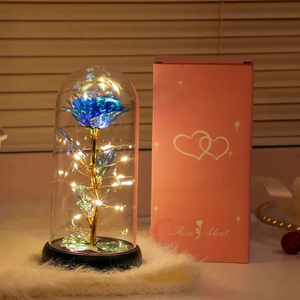 Rose éternelle LED
