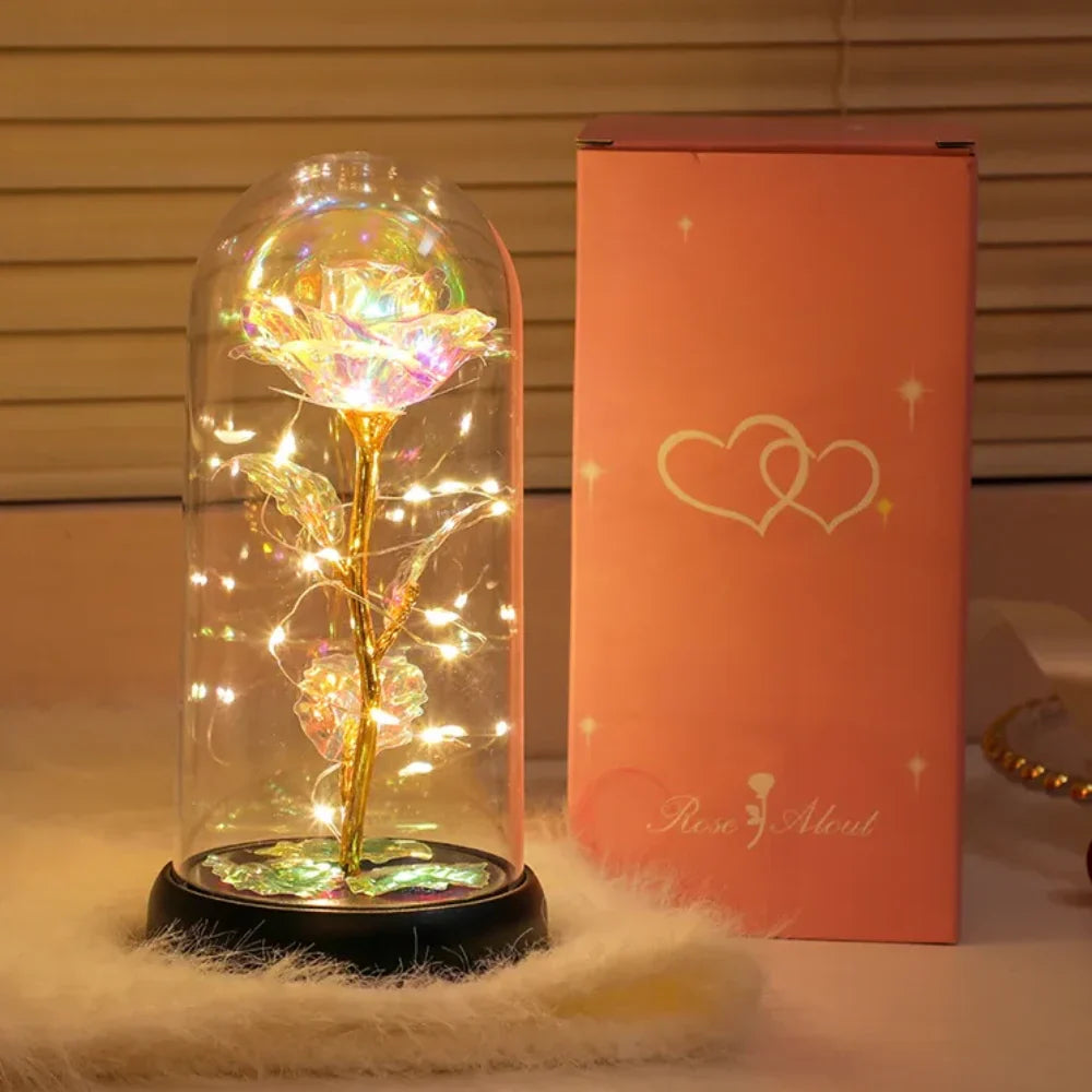 Rose éternelle LED
