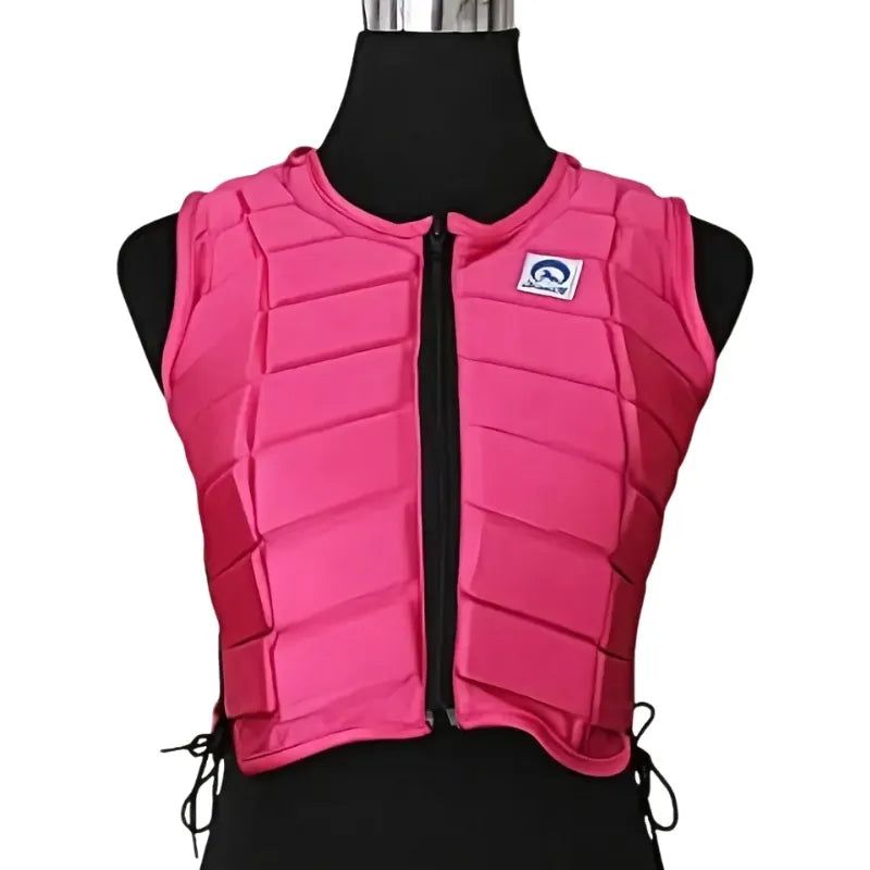 Gilet de Protection Équestre Rose – Sécurité et Confort pour Cavaliers