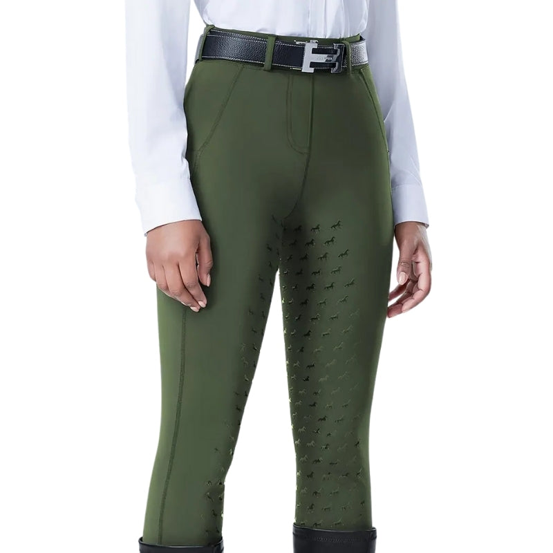 Pantalon Equestre Vert Profond