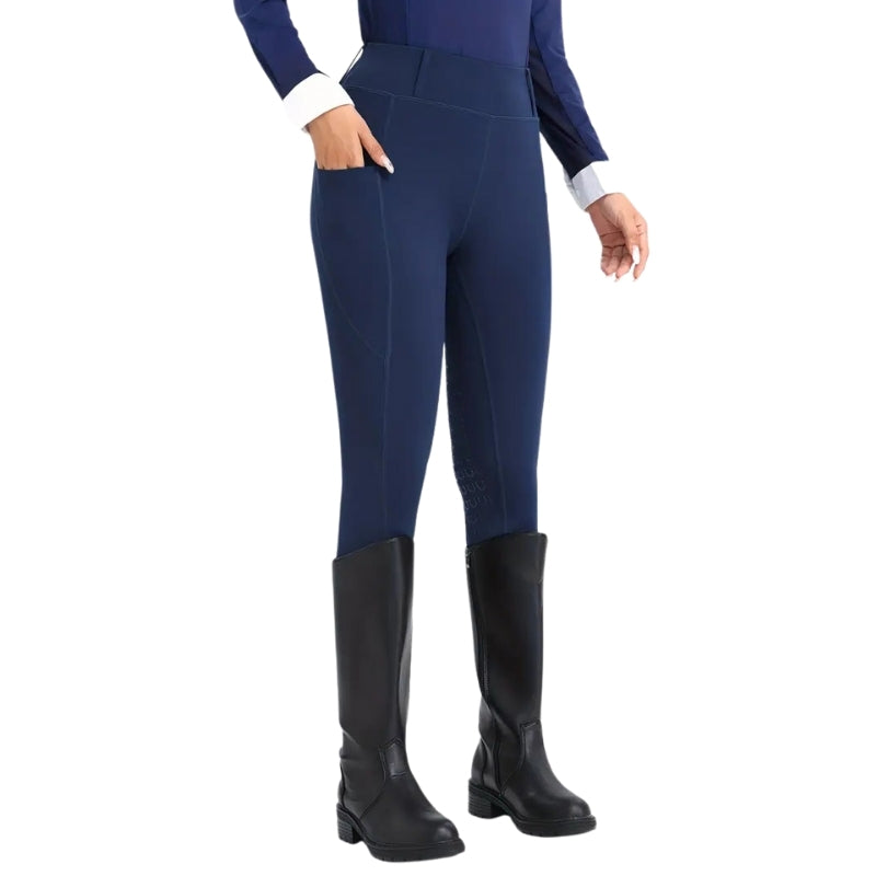 Pantalon Équestre Bleu Marine