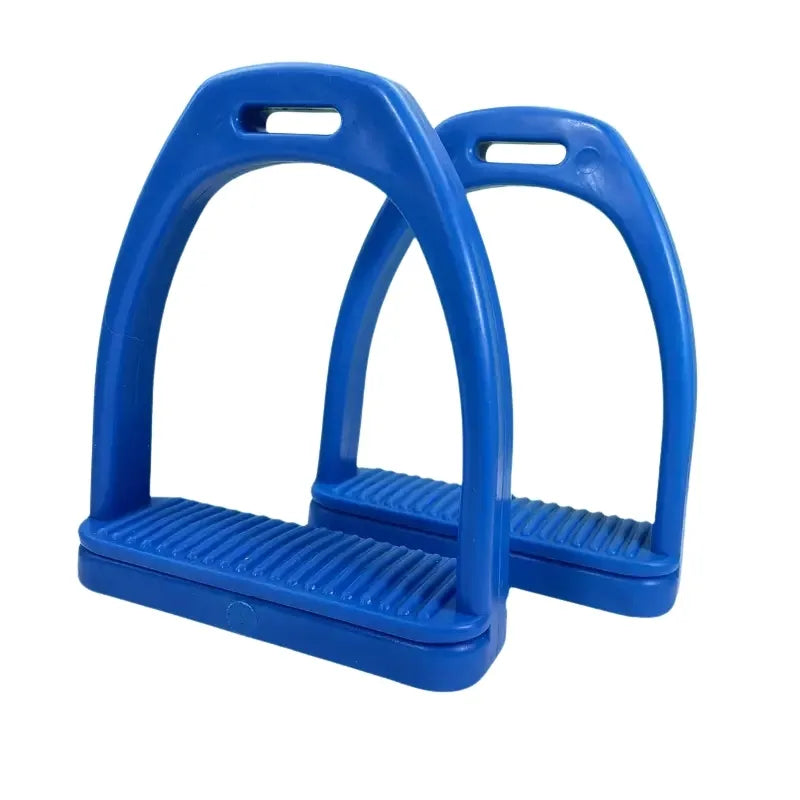 Étriers Équestres en Plastique Bleu – Légèreté et Sécurité