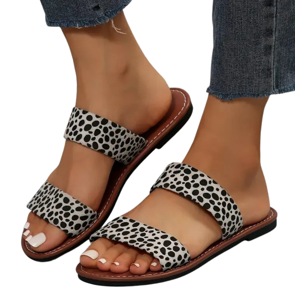 Leopard print Tropezienne sandals - Your summer fashion statement