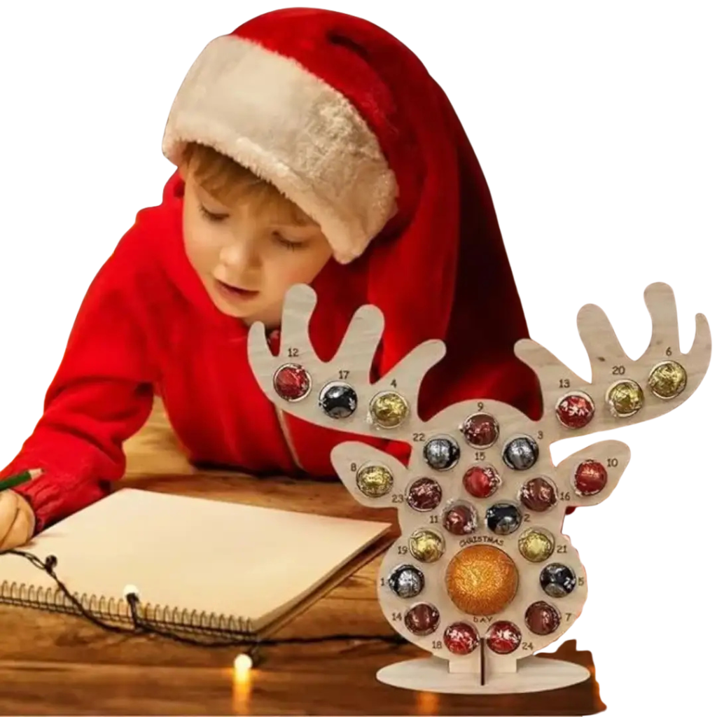 Calendrier de l’Avent en bois