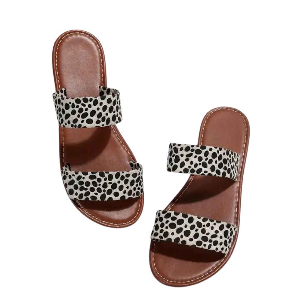 Leopard print Tropezienne sandals - Your summer fashion statement