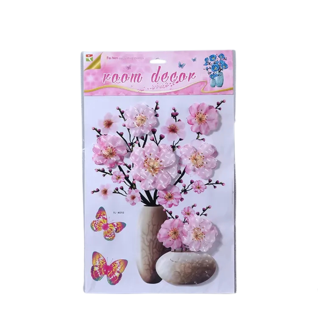 Floral sticker