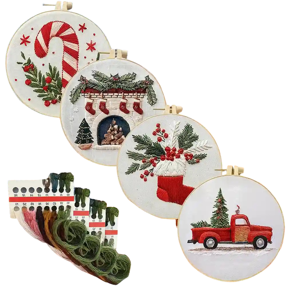 Kit de broderie Noël