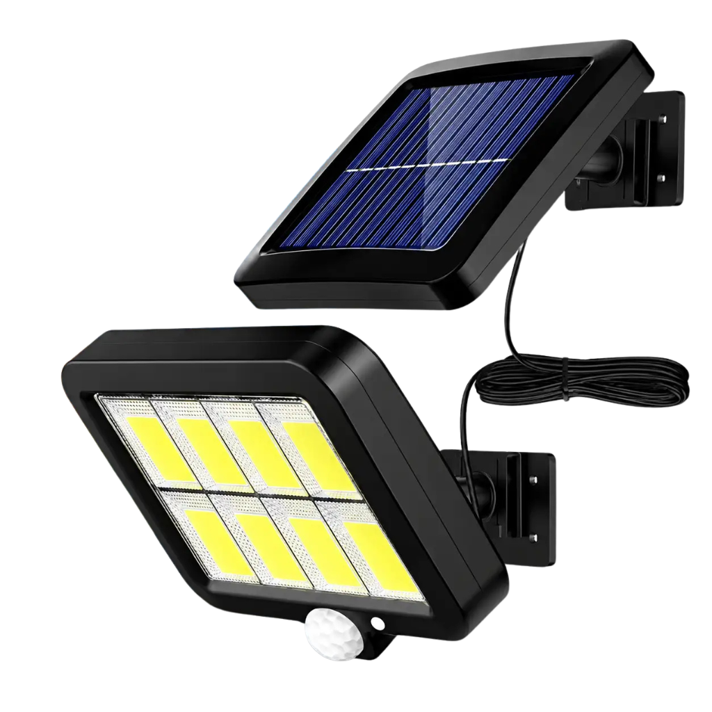 Solar-powered floodlight