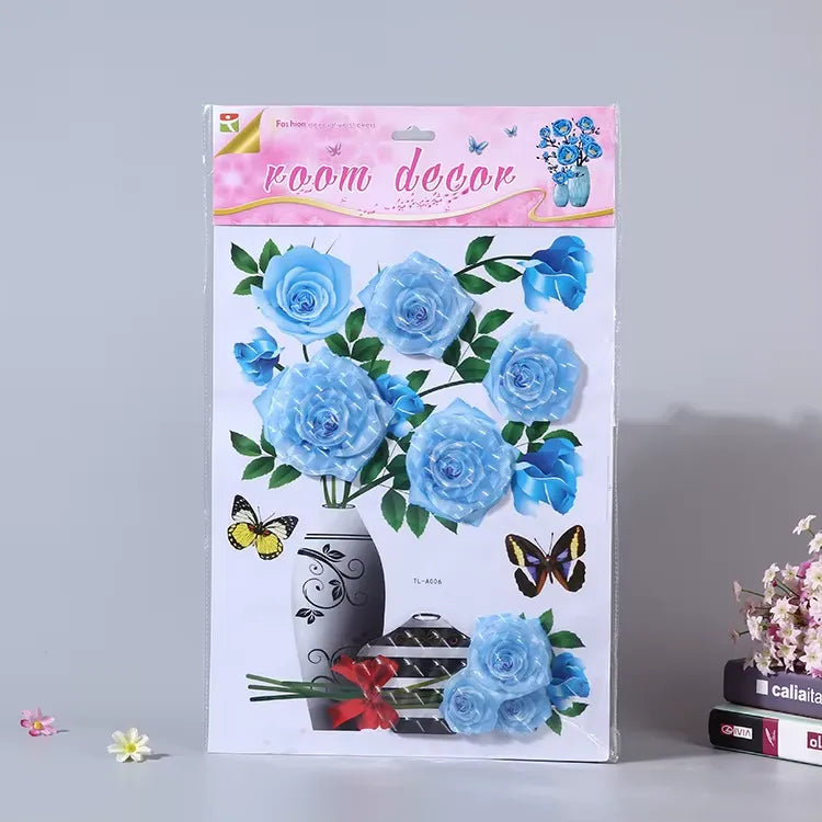 Floral sticker
