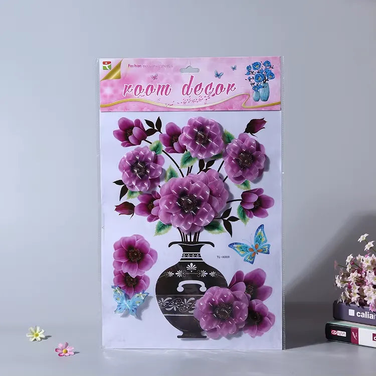Floral sticker