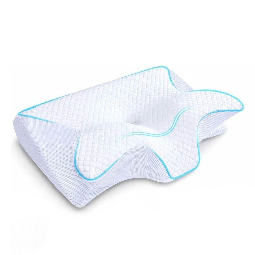 Oreiller cervical papillon - Blanc